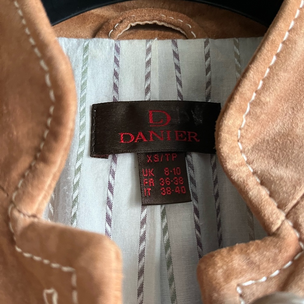 Women’s DANIER Leather(Suede) Jacket, Size XS *Excellent* - Picture 3 of 8